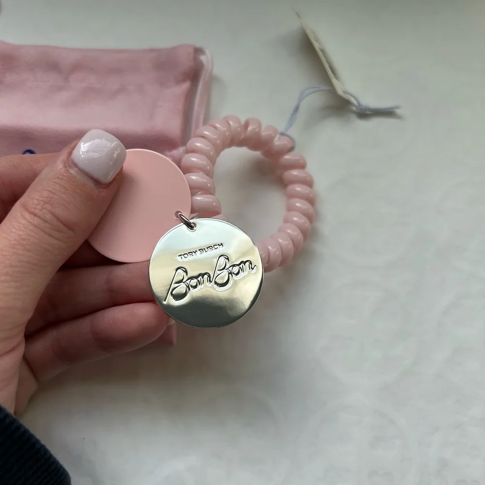 Tory Burch BonBon Charm Bracelet Bon Bon Pink Sweet Light Pink Baby Pink Slip on